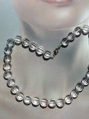 Faceted Quartz Beads Necklace